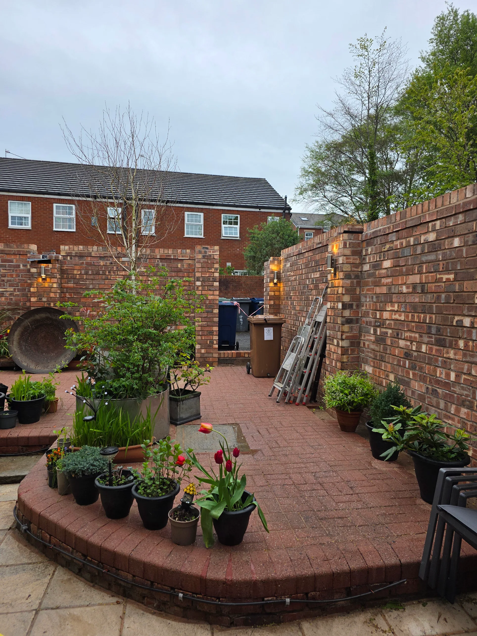 Completed brickwork project showing neat finish and professional workmanship